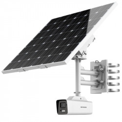 Hikvision 4MP Solar Powered 4G Cellular Security Camera Kit, Bullet 2.8-12mm