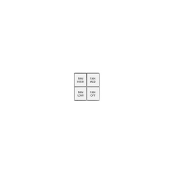 Insteon Fanlinc Button Kit for KeypadLinc White