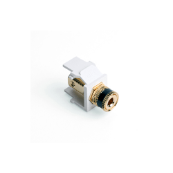 Leviton Quickport Binding Post White with Black Stripe