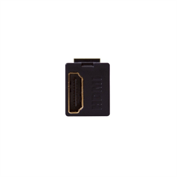 Leviton Quickport HDMI Pass Thru Connector Black