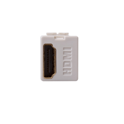 Leviton Quickport HDMI Pass Thru Connector Ivory