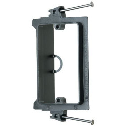 Arlington Low Voltage Nail-On Mounting Bracket, 1 Gang