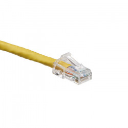 Leviton eXtreme Cat 6 SlimLine Boot Patch Cord, 7 ft, Yellow