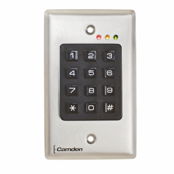 Camden Stand Alone and Wiegand Access Control Keypad, Flush Mount