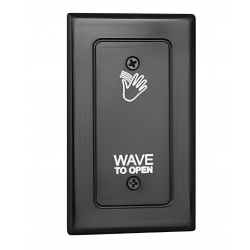 Camden Wired Touchless Switch, 1 Relay, 'Wave to Open' Hand Icon
