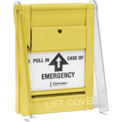 Camden Pull Station, Pull Pull In Case Of Emergency, Yellow, 2 x NC