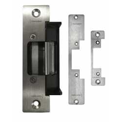 Camden Universal Strike,12/24V AC/DC, Fail Safe/Secure, Hor adj w/ sq faceplate