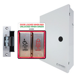 Camden Restroom Control Kit, Surface,CX-WC13AXSM plus Enclosure, PS, Strike, Eng
