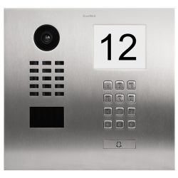 DoorBird IP Video Door Station 1 Call, Keypad, Stainless, Illuminated Panel V2A
