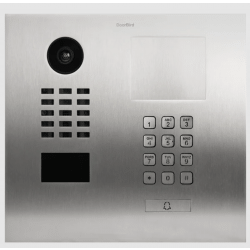 DoorBird IP Video Door Station, 1 Call Button, Keypad, V2A Stainless