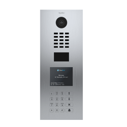 DoorBird Multi Tenant IP Video Door Station, Vertical, Stainless V2A