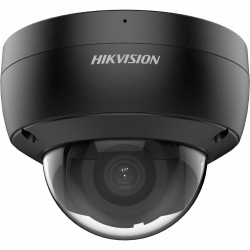 Hikvision IP Network AcuSense Dome Camera, 4MP, IR, IK10, Mic, 2.8mm, Black