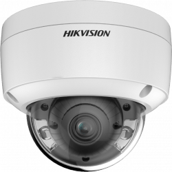 Hikvision 4MP ColorVu Outdoor Network Dome Camera, Built-in Mic, 4MM