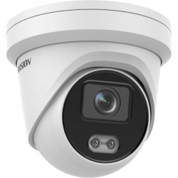 Hikvision 4MP ColorVu Fixed Turret Network, 2.8MM, White