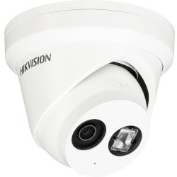 Hikvision IP Network AcuSense Turret Camera, 8MP 4K, IR, 2.8mm, White