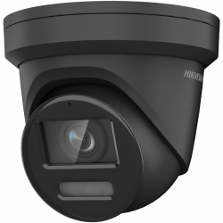 Hikvision ColorVu&amp;AcuSense Outdoor Black Turret, 8MP, 2.8mm, White LED,mic