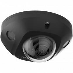 Hikvision IP Network Mini Dome AcuSense Camera, Mic, IK08, 4MP, 2.8mm, Black