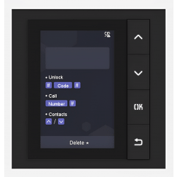 Hikvision Video Intercom Modular Station Sub Module - 3.5&quot; LCD 4 Buttons