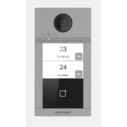 Hikvision IP Video Intercom Two Unit Outdoor Station, WiFi, PoE