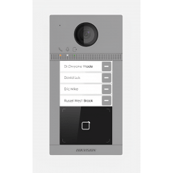 Hikvision IP Video Intercom Four Unit Outdoor Station, WiFi, PoE
