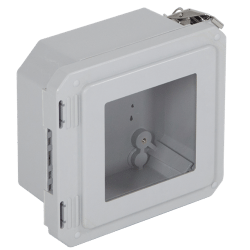 STI EnviroArmour Fiberglass Enclosure, Opaque with Window,  6x6x4