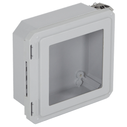 STI EnviroArmour Fiberglass Enclosure, Opaque with Window,  8x8x4