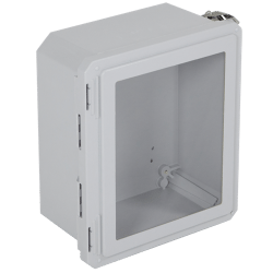 STI EnviroArmour Fiberglass Enclosure, Opaque with Window,  12x10x6