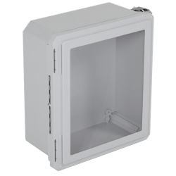 STI EnviroArmour Fiberglass Enclosure, Opaque with Window,  14x12x6