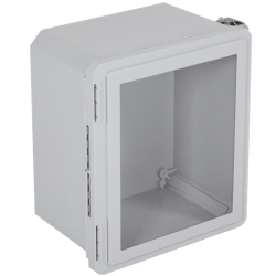 STI EnviroArmour Fiberglass Enclosure, Opaque with Window,  14x12x8