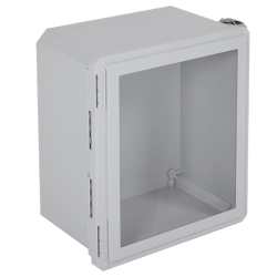 STI EnviroArmour Fiberglass Enclosure, Opaque with Window,  16x14x8