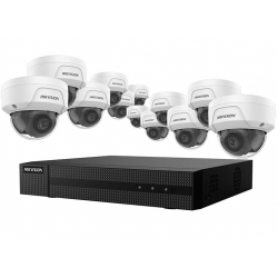 Hikvision IP Security Camera Kit, 4 MP Outdoor WDR Fixed Dome 2.8MM
