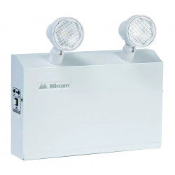 Mircom Emergency Light Unit, Battery Backup, 2 Lights, 95W Remote Capable