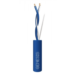 Genesis 22/1pr STRND Echelon LonWorks Wire 1000FT/304.8m Real-Box,FT6 CMP,Blue