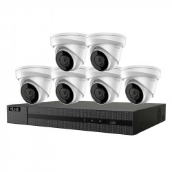 Hikvision HiLook IP Camera Kit 8 Channel 4K NVR 2TB HD, 6 x 4MP Turret Cameras