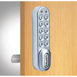 Codelocks KL1000 Classic KitLock Electronic Locker Lock, Vertical, Silver Grey