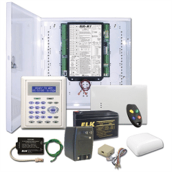 Elk M1 Gold Alarm System Kit 2 Way Transceiver, M1KP2 Keypad, Fob