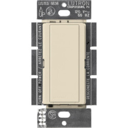 Lutron Maestro Multi-Location Companion Switch, Light Almond