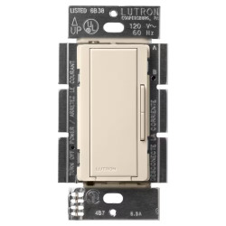 Lutron Maestro Accessory Dimmer, Light Almond