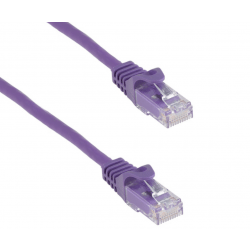 CAT6 Molded Snagless Gigabit Patch Cable, 3 Foot 0.9 m, Purple