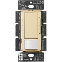 Lutron Maestro Occupancy Sensor LED+ Dimmer, Ivory