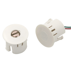 Flair Recessed High Security Balanced Magnetic Contact 1/2 Inch White