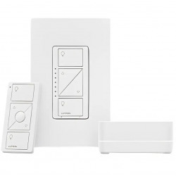 Lutron Caseta Wireless Kit In-Wall Dimmer, Smart Bridge, Pico Remote Control
