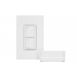 Lutron Caseta Wireless Starter Kit with Bridge, Smart Switch