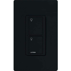 Lutron Caseta Wireless 6A In-Wall Switch, Black