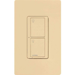 Lutron Caseta Wireless 6A In-Wall Switch, Ivory
