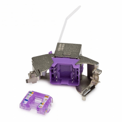 Platinum Tools Keystone Jack, Cat6A, Shielded, Tool-less. Bag