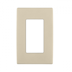 Leviton Renu 1 Gang Plastic Wallplate Whispering Wheat
