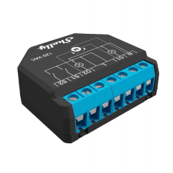 Shelly Plus 2 PM UL WiFi 2 Channel Smart Relay with Power Metering