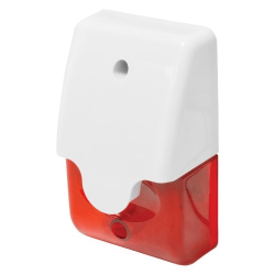 Seco-Larm Mini Strobe Siren, Red 12VDC 90mA
