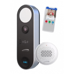 Speco 2MP Wifi Video Doorbell with Face Detection NDAA, with Chime Kit